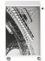Caisson à rideau sur roulettes 2 tiroirs blanc imprimé tour Eiffel Orga 70 cm
