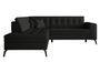 Canapé d'angle convertible simili cuir Larry