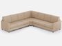 Canapé d'angle moderne italien tissu beige Korane - 5 tailles