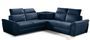 Canapé d'angle réversible et convertible velours Neo 266 cm