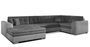 Canapé panoramique convertible DIANO en velours – 338 cm