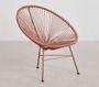 Chaise acier terracota Acapulco