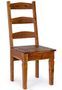 Chaise CHATEAUX - bois massif d'acacia marron