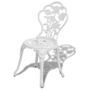 Chaise de jardin métal coulé blanc Dawa - Lot de 2