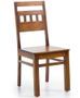 Chaise en bois d'acajou massif FALKANE