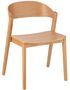 Chaise en bois de frêne HIVA – Design épuré et charme naturel