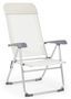Chaise haute de jardin aluminium blanc Avany - Lot de 4