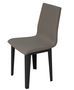 Chaise moderne simili cuir et pieds métal anthracite Sofy