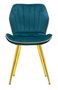 Chaise paris space tail/or ensemble 2 pz cm 46x58x77