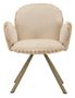 Lot de 2 chaises Stockholm - crème design contemporain