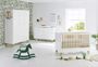 Chambre bébé 3 pièces laqué blanc et chêne clair Pan 70x140 cm