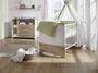 Chambre bébé Eco Plus lit 70x140 cm et commode à langer bois blanc et chêne