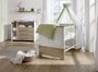 Chambre bébé Eco Plus lit évolutif 70x140 cm et commode à langer bois blanc et chêne