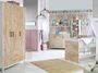 Chambre bébé Timber lit évolutif 70x140 cm commode et armoire bois blanc et pin