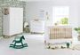 Chambres bébé 3 pièces laqué blanc et chêne clair Pan 70x140 cm