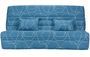 Clic Clac bleu artiste couchage 130x190 cm matelas 11 cm Vania