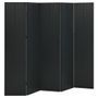 Cloisons de séparation 5 panneaux 2 pcs Noir 200x180 cm Acier