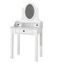 Coiffeuse enfant AMORI – 3 tiroirs & grand miroir