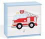 Commode enfant bleue camion de pompier 80 cm
