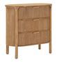 Commode Gothenburg bois naturel 3 grands tiroirs