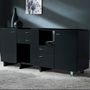 Commode Noire extensible Kingsize