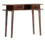 Console 2 tiroirs acacia massif foncé Sopra