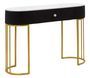 Console noire effet marbre et doré design Montpellier
