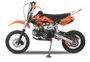 Dirt bike 125cc NXD M14 4 temps 14/12 orange mécanique 4 vitesses
