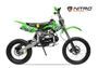 Dirt bike 125cc NXV 17/14 boite mécanique 4 temps e-start vert