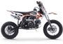 Dirt bike enfant 70cc automatique orange et blanc MX70 12/10
