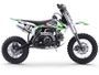 Dirt bike enfant 70cc automatique vert et blanc MX70 12/10