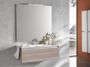 Ensemble meuble de salle de bain 1 tiroir bois clair et miroir lumineux Teph L 100 cm