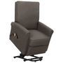 Fauteuil de massage inclinable Marron Tissu Verka