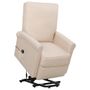 Fauteuil inclinable Crème Tissu