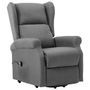 Fauteuil inclinable Gris clair Tissu 13