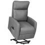 Fauteuil inclinable Gris clair Tissu Silencia