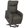 Fauteuil inclinable Gris foncé Tissu Silencia