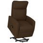 Fauteuil inclinable Marron foncé Tissu Silencia