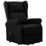 Fauteuil inclinable Noir Tissu 15