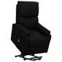 Fauteuil inclinable Noir Tissu Verka