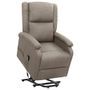Fauteuil inclinable Taupe Tissu 2