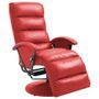Fauteuil inclinable TV Rouge Similicuir Briko