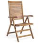 Fauteuil pliant NOEMI 5 positions – Bois d’acacia huilé