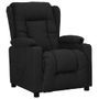 Fauteuil releveur inclinable Noir Tissu Louiza