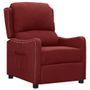 Fauteuil releveur inclinable Rouge bordeaux Tissu Louiza