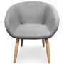 Fauteuil Tissu Gris Fast