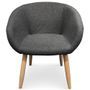 Fauteuil Tissu Gris foncé Fast