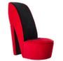 Fauteuil velours rouge Fashionly