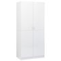 Garde-robe Blanc brillant 90x52x200 cm