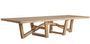 Grande table à manger NYSTED – 4 mètres – Bois de chemin de fer marron